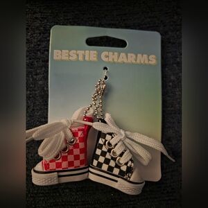 Red and Black Checkered Keychain Nwt